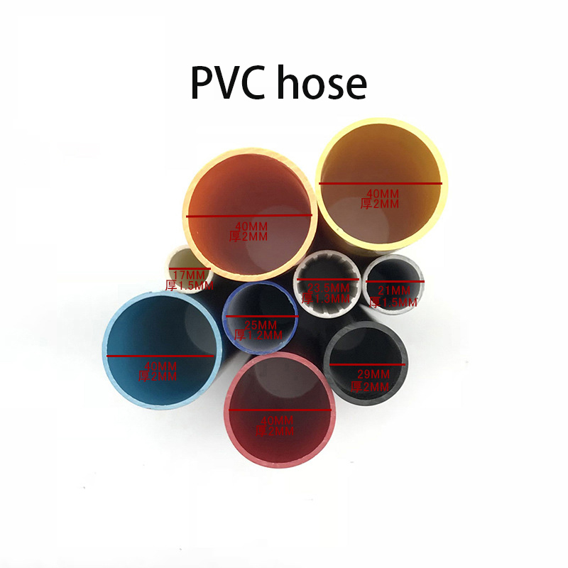 Vật liệu đùn ống nhựa PVC màu và kích thước tùy chỉnh không tiêu chuẩn