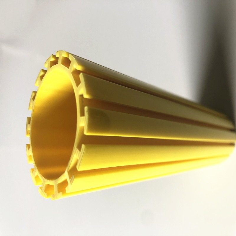 tùy chỉnh được thực hiện đùn PVC hồ sơ ống nhựa hồ sơ ống nhựa cho kẹo mút hỗ trợ khe trượt