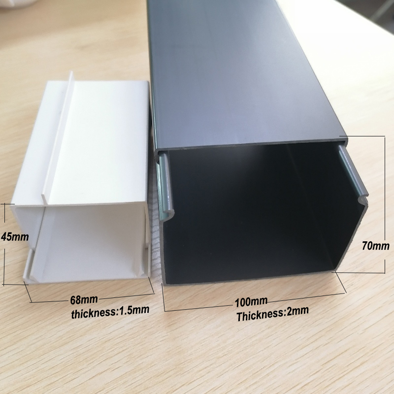 Chuyên nghiệp tùy chỉnh Cáp PVC Concealer Đường đua Cáp PVC Trunking Bộ tổ chức dây để quản lý mớ dây